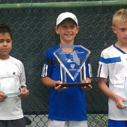Boys 10s Carlos Ramirez (3rd) Alexander Adamec (Champion) Zak Vince (Finalist)