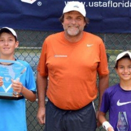 Boys 12s Joshua Miller (Champion) Emilio Van Cotthem (Finalist)