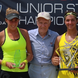 Girls 18s - Katerina Stewart (c) Gabriella Pollner (f)
