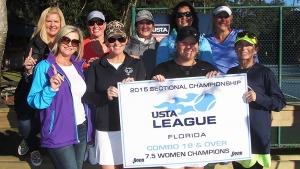 2015 Combo 18 & Over Women 75 Champions - Orange Seminole