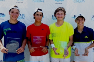 Boys 16s 1st and 2nd - David Gorshein-Juan Bianchi runner ups David Burns-Daniel Labrador