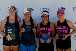 Girls 18s 1st and 2nd - Sophia Edwards Anna Bright Melissa Sakar Kacey Moore