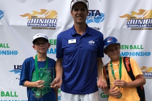 2017 Bobby Curtis Green Ball Boys Section 4th Place Nicholas Rizzo 3rd Place Felix Puyplat