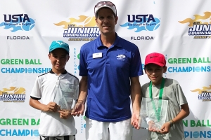 2017 Bobby Curtis Green Ball Boys Section Finalist George Rangelov Champion Kayden Collins
