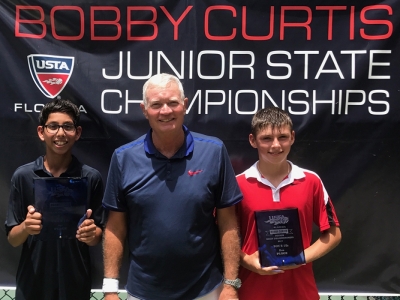 Boys 12s - 1st place Yannik Rahman 2nd Leanid Boika