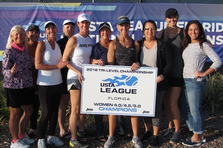 4.0 4.5 5.0 Women Champions - Sarasota
