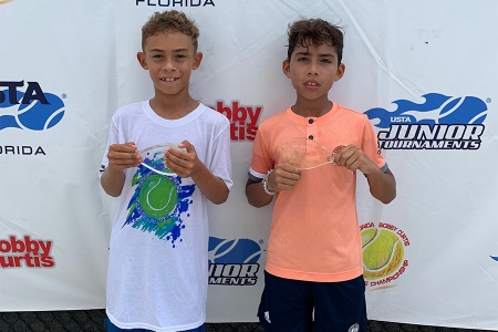Boys' 5th Place Jordan Lee, 6th Place Adrian Baerga-Torres