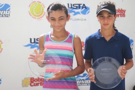 Girls' 1st Place Riddhi Thakur, 2nd Place Zara Kirkan