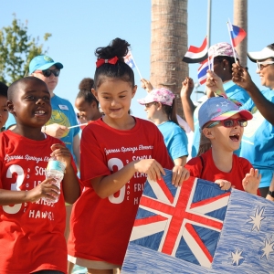 Kids Day at the 2019 Junior Davis Cup and Fed Cup