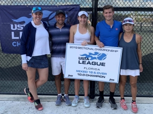 Mixed 18 & Over 10.0 Champions: Orange-Seminole