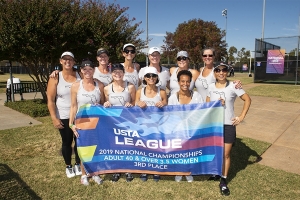 40 & Over Women's 3.5 3rd place: Alachua