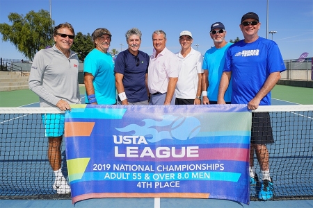 55 & Over Men's 8.0 4th Place: Palm Beach