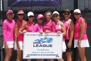 Adult 65 & Over 6.0 Women's Champions: Collier