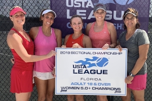 18 & Over Women's 5.0+ Champions: Hillsborough