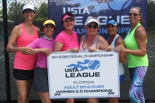 65 & Over Women's 3.5 Champions: Alachua