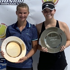 Bobby Curtis Singles Girls 16s Champion: Brooklyn Olson -- Finalist: Hope Moulin