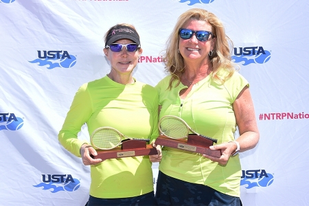 Jennifer Quinton and Raegan Hanson - Womens 50s 3.5 Champions