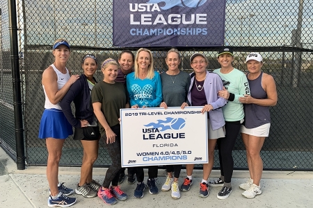 4.0/4.5/5.0 Women's Champions: Sarasota