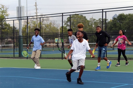 MaliVai Washington Youth Foundation kids