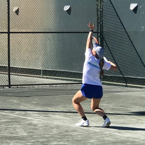 Alyssa Hayduk on the court