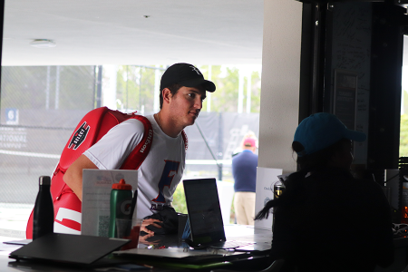 Luca del Olmo at the 2019-2020 USTA Florida ‘Tennis on Campus’ Sectional Championships