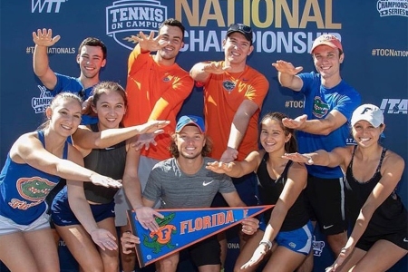 UF club tennis at the Tennis on Campus National Championships