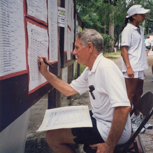Bobby working at an event
