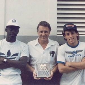 Bobby with players