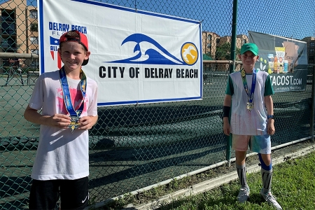 Boys' 12s Finalist: Jack Lindstrom, Boys' 12s Champion: Daniel Patsula