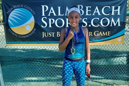 Girls' 12s Champion: Zaire Clarke