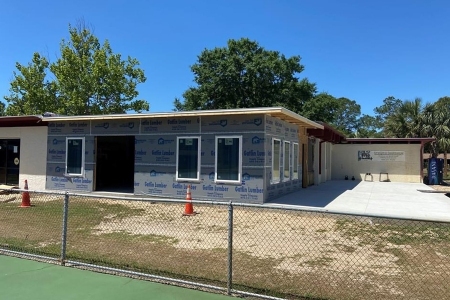 Construction progress around May 4, 2020