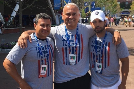 Robert Gomez at the US Open