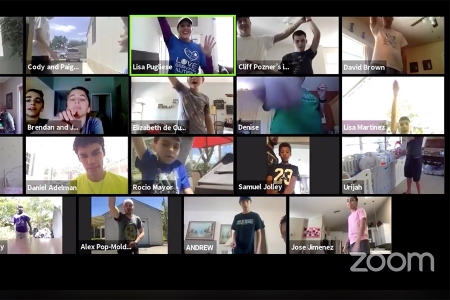 Love Serving Autism goes virtual with Zoom tennis