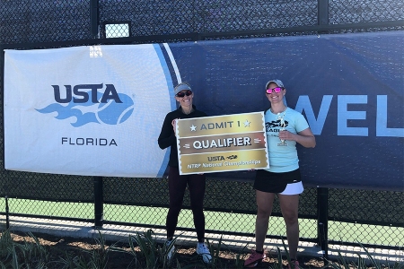 Women's 4.5 Singles -- 1st Place: Jessica Fischer, 2nd Place: Jenn Wysocki