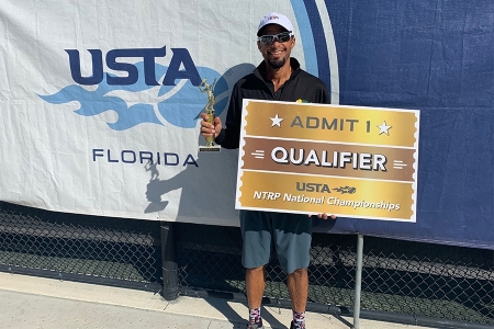 Men's 3.5 Singles 1st Place: Michael Mann