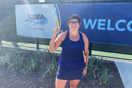 Women's 4.0 Singles 1st Place: Valerie de Crecy