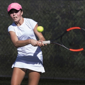 Youth player on the court