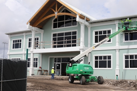 The new Palm Beach Gardens Tennis Center Clubhouse