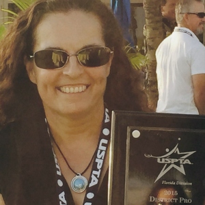Burdell was USPTA's District Pro of the Year for the Florida Division in 2015