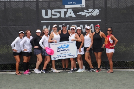 Women's 3.5 Winners: Orange/Seminole/Lake (USTA National Campus)