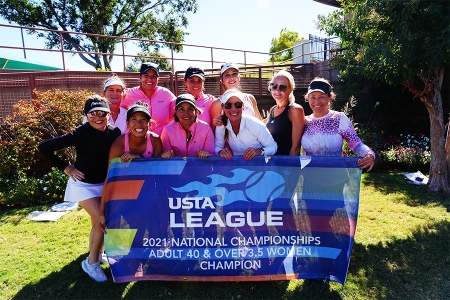 2021 National Champions - Adult 18 & Over 3.5 Women representing USTA National Campus, Lake Nona
