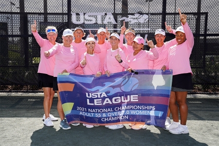 2021 National Champions - Adult 55 & Over 7.0 Women representing Sanlando Park, Altamonte Springs