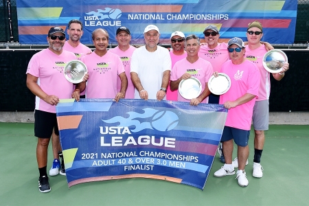 2021 National League Finalists - Adult 40 & Over 3.0 Men representing Midtown Athletic Club, Weston