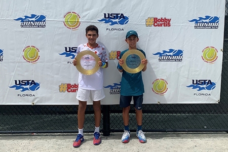 Boys' 12s Winners: Jerrid Gaines Jr., Jordan Lee