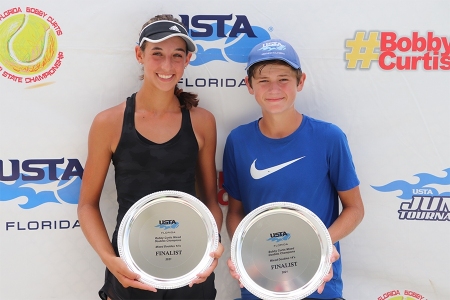 Mixed 14s Finalists: Berklie Simmering, Jack Satterfield