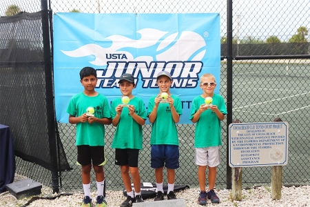10U Green Ball Division Champions: Veltri Alek Koleva Tennis School