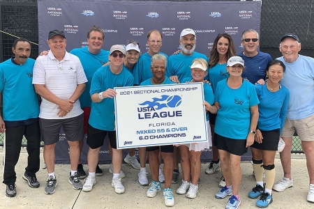 Mixed 55 & Over 6.0 Champions: Marion