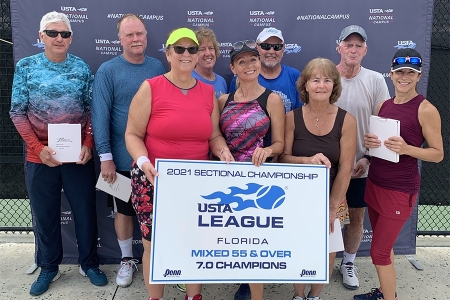 Mixed 55 & Over 7.0 Champions: Duval