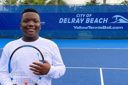 Boys 12-14: Kameron Owens, Delray Beach Youth Tennis Center