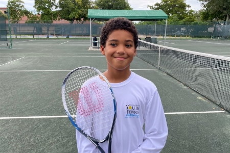 Boys 10 & Under: Matheus Clarke, Delray Beach Youth Tennis Foundation